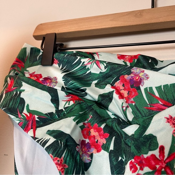 NWT Victoria's Secret High-Waist Cheeky Tropical Floral Print Bikini Bottoms L - Picture 7 of 8
